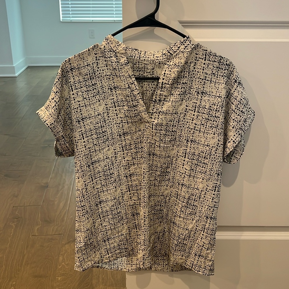 SHEIN size S black and white top